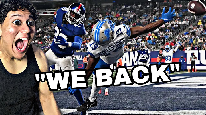New York Giants Vs Detroit Lions | Week 1 Preseason Game Highlights