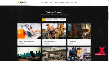 Koncrete - Construction Building WordPress Theme      Bertie Carlton