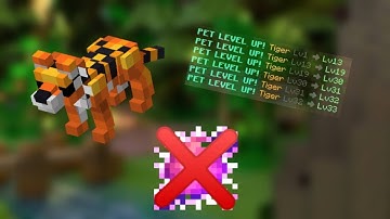 How to increase pet level without using candy || #craftersmcskyblock #minecraft #craftersmc