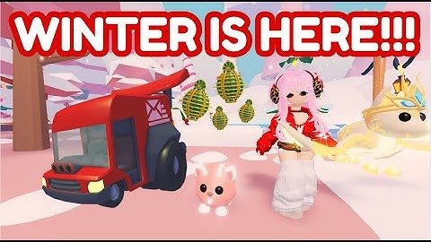 🔴 ❄️ WINTER IS FINALLY HERE IN ADOPT ME!!! #roblox  #adoptme