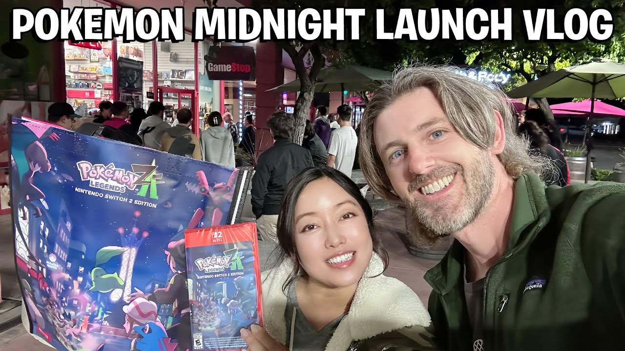 Pokemon Legends Z-A Midnight Launch Vlog - Super Kit & Krysta 64