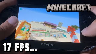 Minecraft Enhanced PS VITA 2024… 17 FPS?