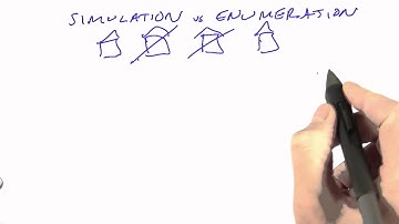 Simulation Vs Enumeration - Design of Computer Programs