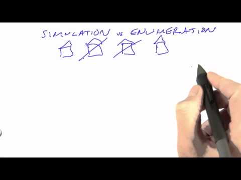 Simulation Vs Enumeration - Design of Computer Programs