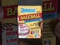 1991 Donruss Baseball Cards Pack Crack! A somber crack for this one.