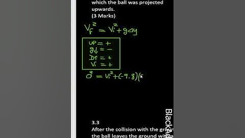 Free fall and initial speed of a projected object using equations of motions to solve the problems