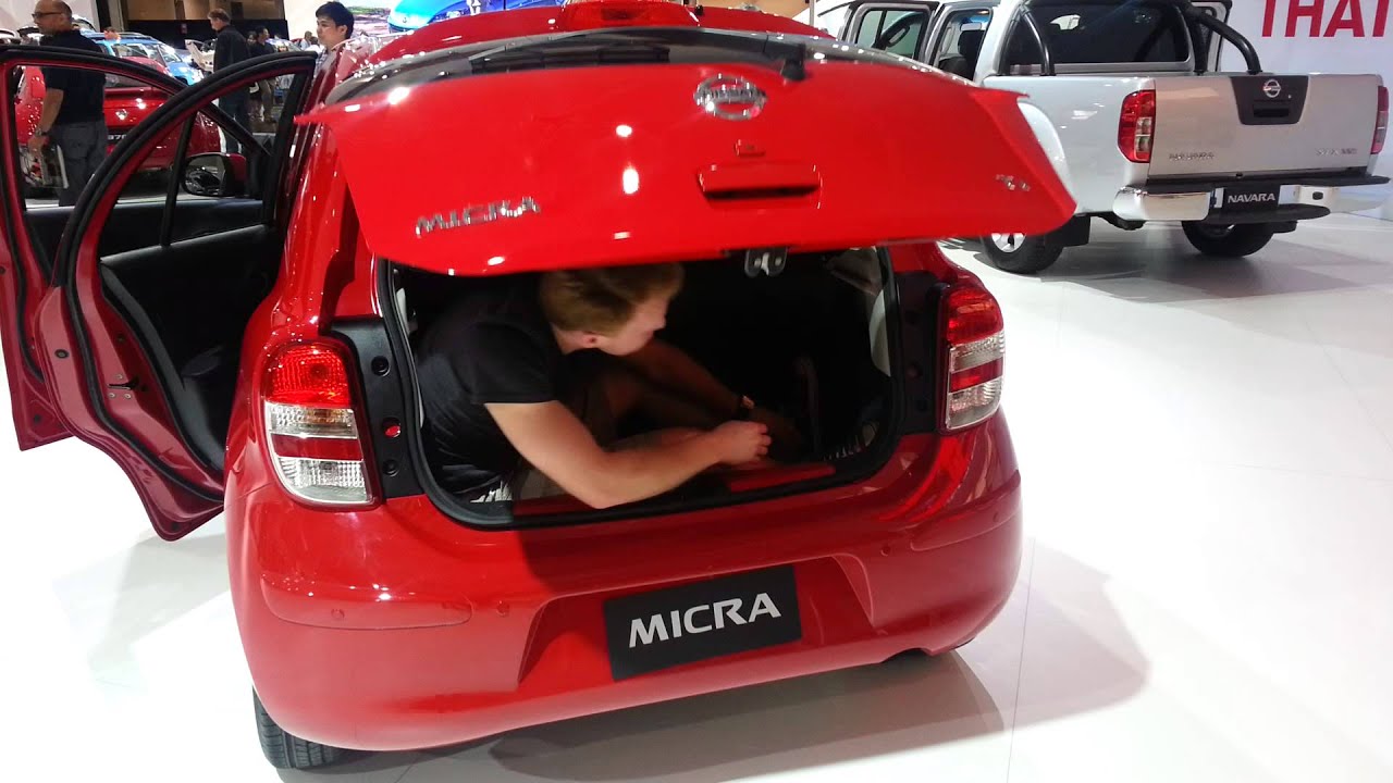 Nissan micra boot test YouTube