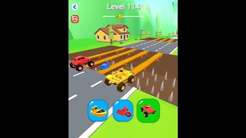 Shape-shifting Funny Race All Levels Gameplay Walkthrough Master Level #114 BeamNG.drive #Shorts