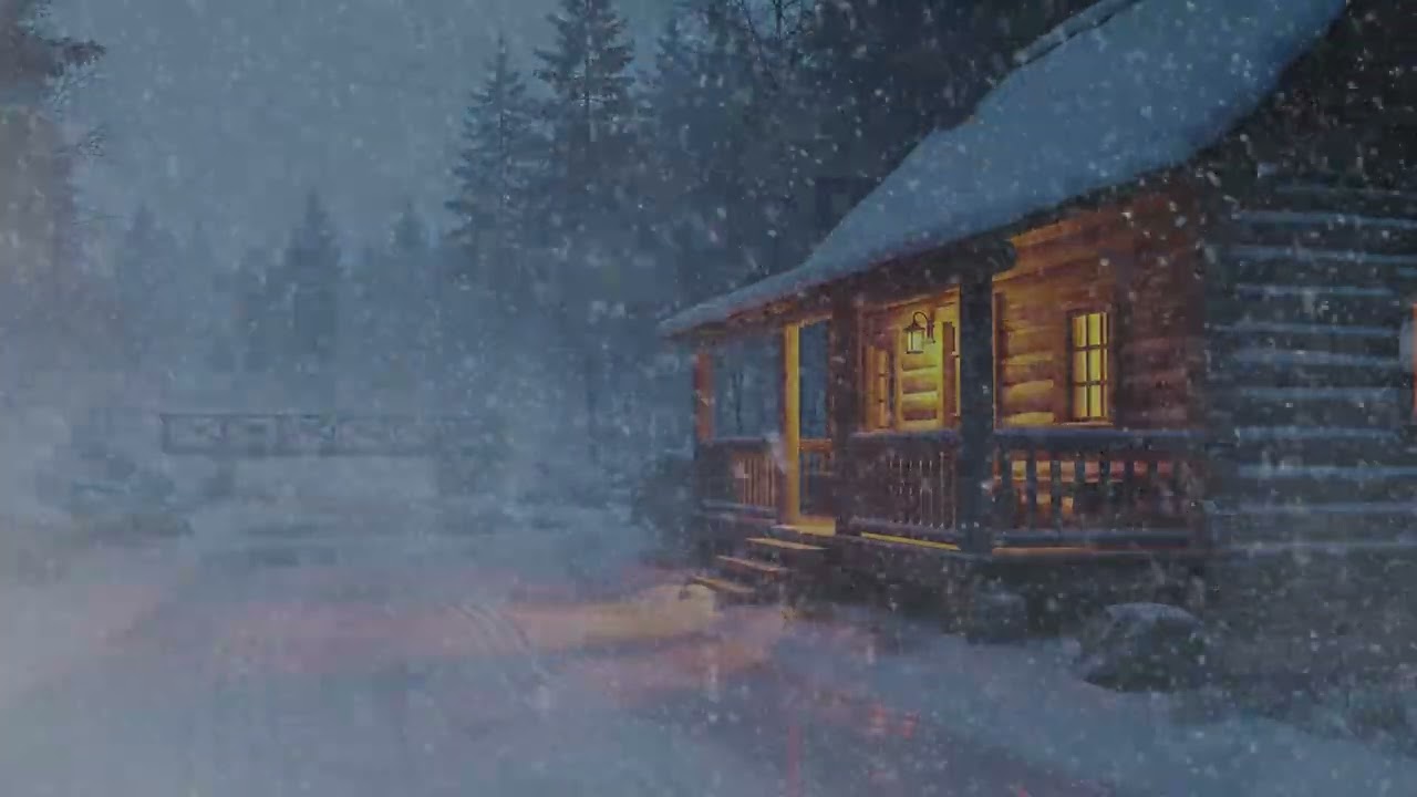 Relaxing Snow Sounds with Soft Wind | Winter Ambience for Sleeping – Snowvae