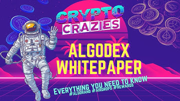 AlgoDex Whitepaper - EVERYTHING you need to know! #Algorand DEX