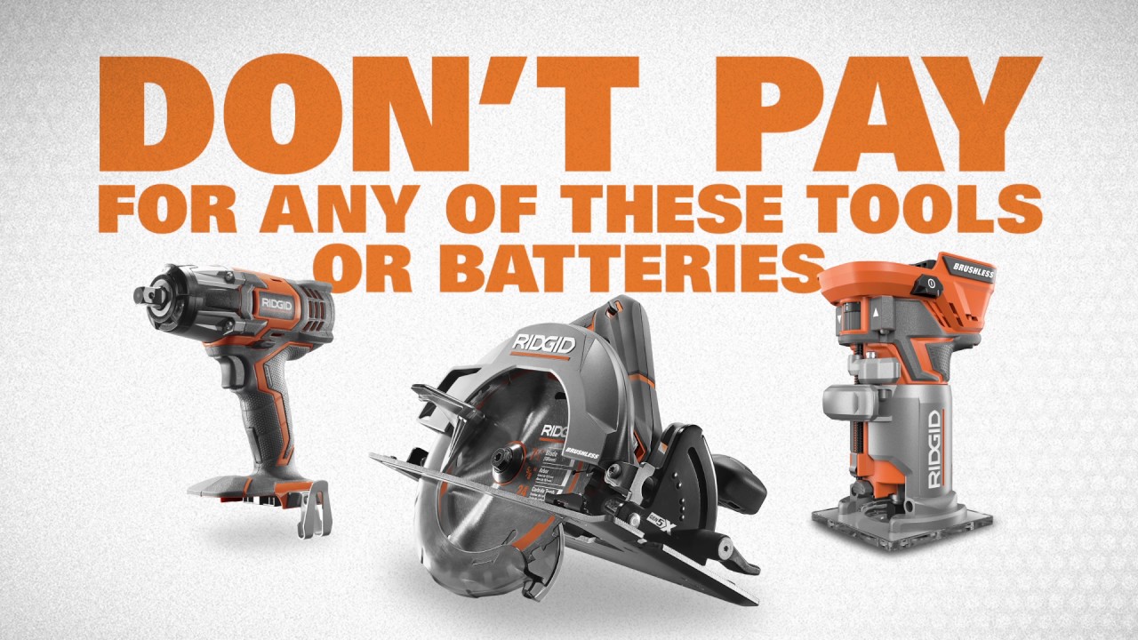 RIDGID Q4 Buy One Get One Promotion - YouTube