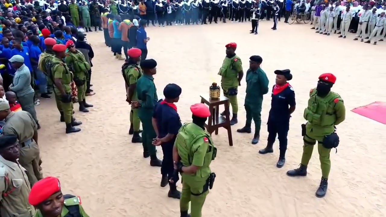 MWENGE WA UHURU 2025 ULIVYOPOKELEWA CHAMWINO KATIKA VIWANJA VYA SHULE YA MSINGI CHINANGALI I