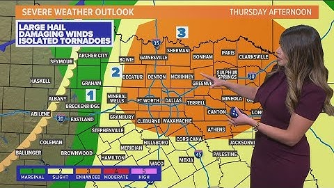DFW Weather: Increased risk of severe storms for Thursday