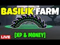 🔴BASILIK BOSS RUSH FARM WITH VIEWERS (FAST XP + MONEY)
