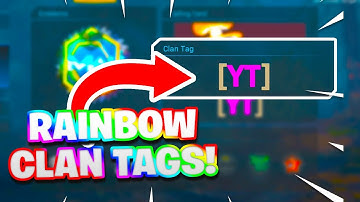 RAINBOW CLAN TAG MOD on MODERN WARFARE... (HOW to GET COLORFUL CLAN TAGS in MODERN WARFARE)