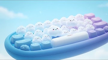 Click Clack KAWAII 💅⌨️ | Pastel Keyboard ASMR with Cute Typing Sounds