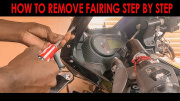 how to remove pulsar 220 fairing step by step at home | tamil