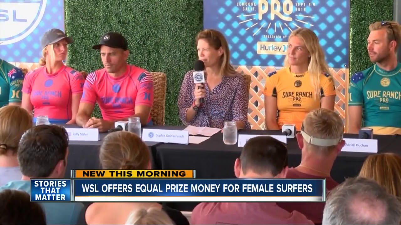 World Surf League is offering equal prize money for female surfers ...