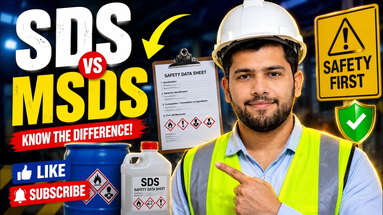 Sds Week What is safety Data sheet ( SDS ) and MSDS in English #safetyfirst # ...