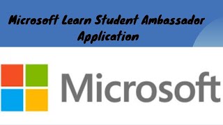 Microsoft Student Partner Program Application [ Selected]