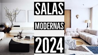 50 SALAS MODERNAS : DECORACIÓN DE INTERIORES 2024 | TENDENCIAS ESTILOS Y DISEÑOS