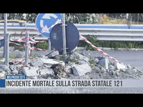 Video Belpasso: incidente mortale sulla strada statale 121