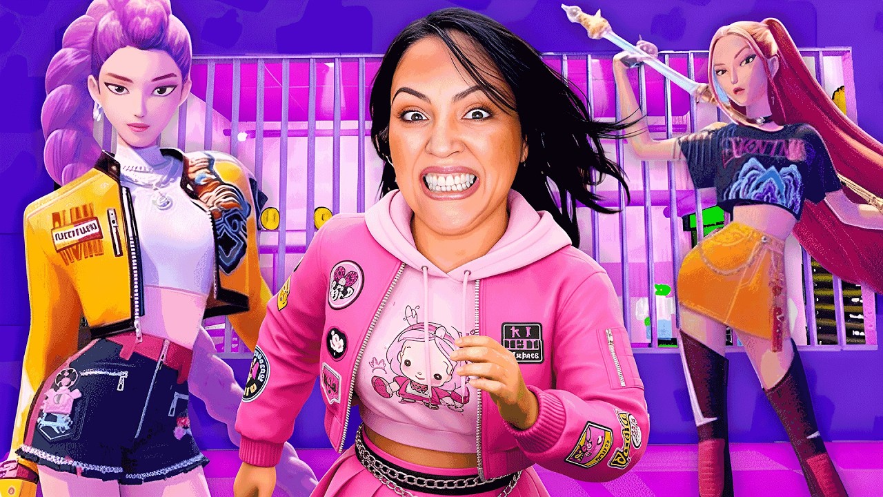 Escapando de las GUERRERAS KPOP 🎤 en la PRISIÓN de Roblox 🔐 Sandra Cires Play