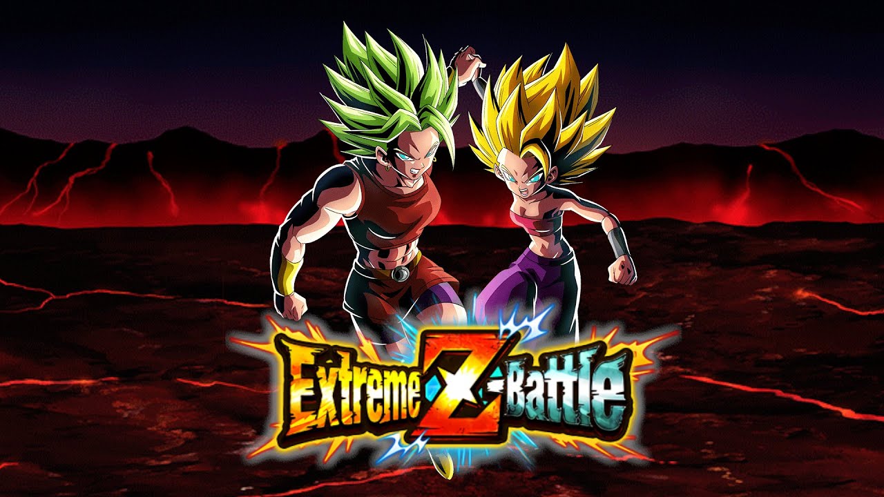 EZA LR AGL Super Saiyan 2 Caulifla and Super Saiyan 2 Kale Dragon