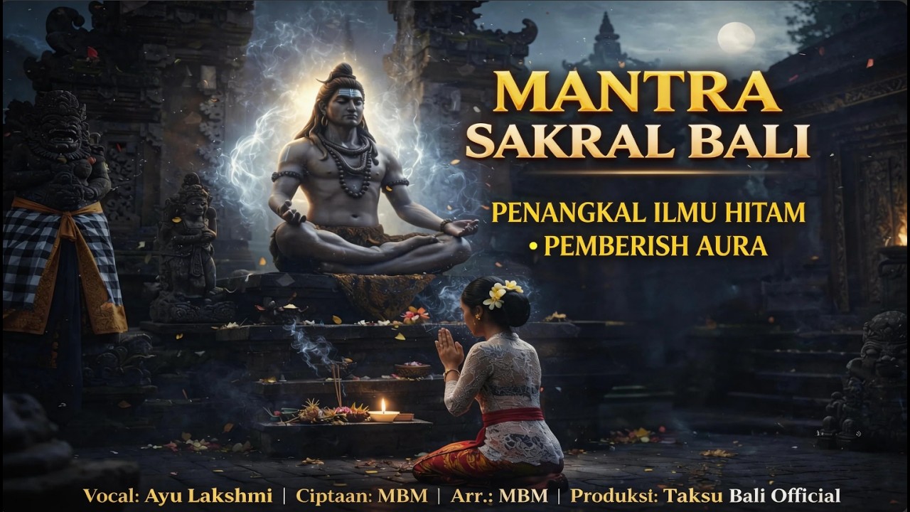 Alunan Kidung Mantra Suci Dewa Siwa 🌺 Penyembuh Penyakit & Penangkal Ilmu Hitam | Sang Hyang Siwa