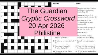 The Guardian Cryptic 29985