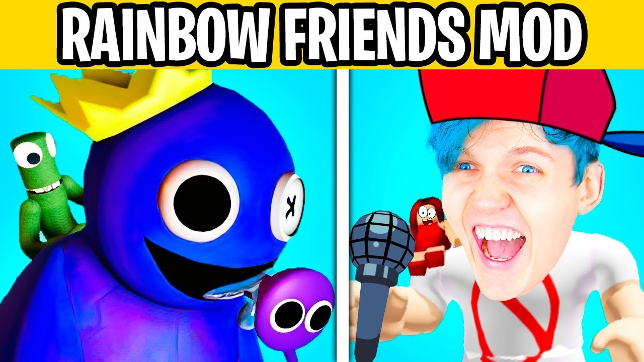 Fnf Rainbow Friends Vs Poppy Playtime (Blue Vs Huggy Wuggy Ending) Official  Tiktok Music