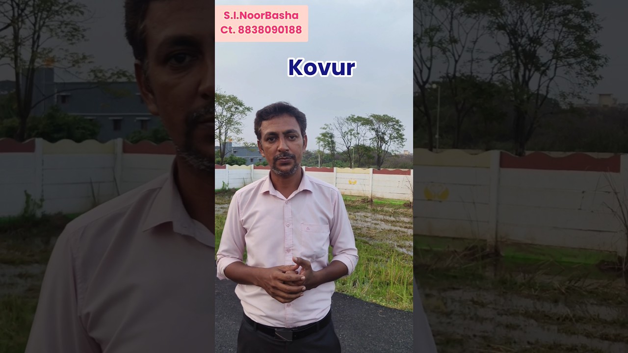 Kovur plots for sale | CMDA Approved | Ct. 8838090188