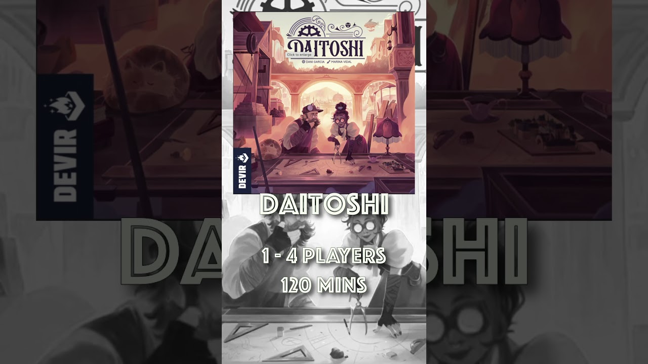 16 Days until Essen Spiel '24 - Daitoshi #Devir @SPIELMesse #essenspiel @IPlayRed  #games #boardgame
