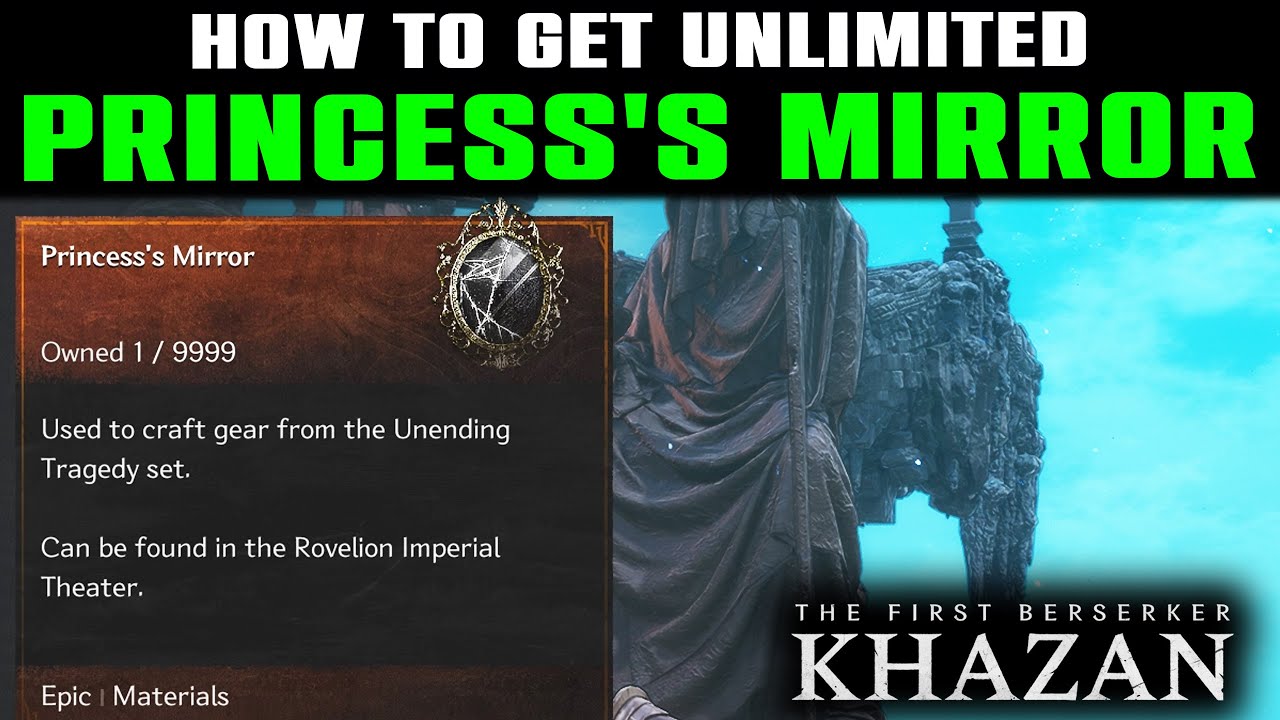 Princess's Mirror How to Get UNLIMITED | Location | First
