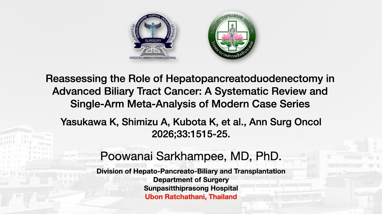 EP9 Reassessing the Role of HPD in Advanced BTC (Yasukawa K, et al, Ann Surg Oncol 2026;33:1515-25.)