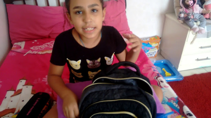 Mostrando e testando meu material escolar