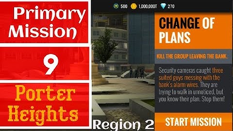 SNIPER 3D ASSASSIN - PRIMARY MISSION 09 Gameplay walkthrough,PORTER HEIGHTS Region