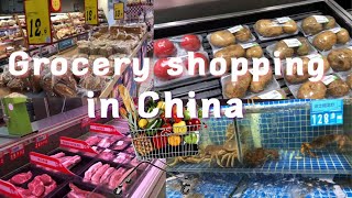 Grocery shopping with me in China 🇨🇳 || monthly grocery cost in China || Black in China