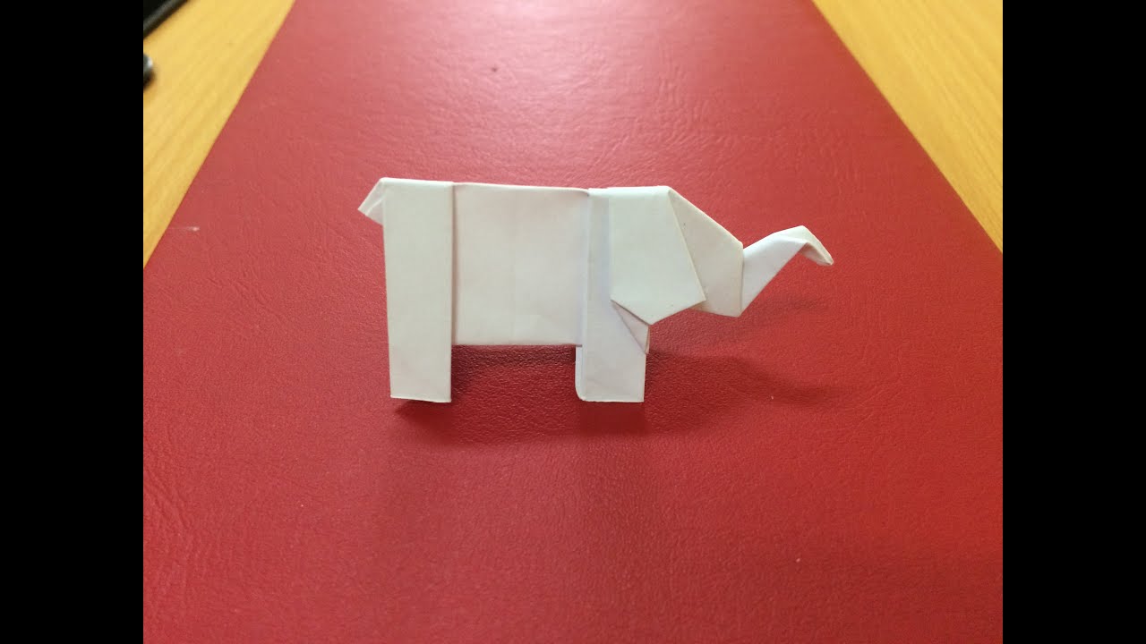 How To Make a Paper Origami Elephant Step By Step YouTube