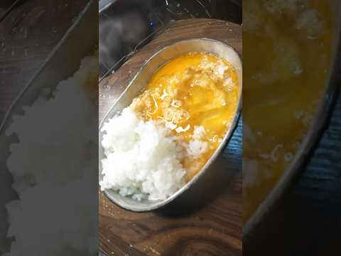 【Truck  Cooking】RAW EGGS！ on RICE ！【asmr】#shorts