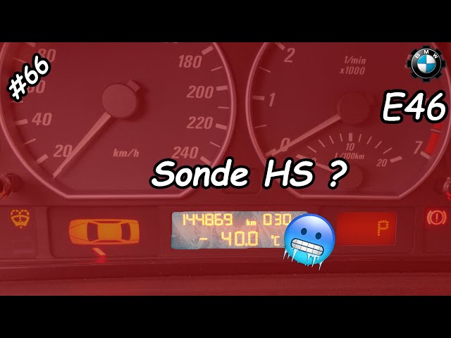 Réparer la sonde de température extérieur [BMW E46 CIA 330] - YouTube