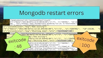 mongodb exit code 48 | mongodb exit code 100 #mongodb  #developer