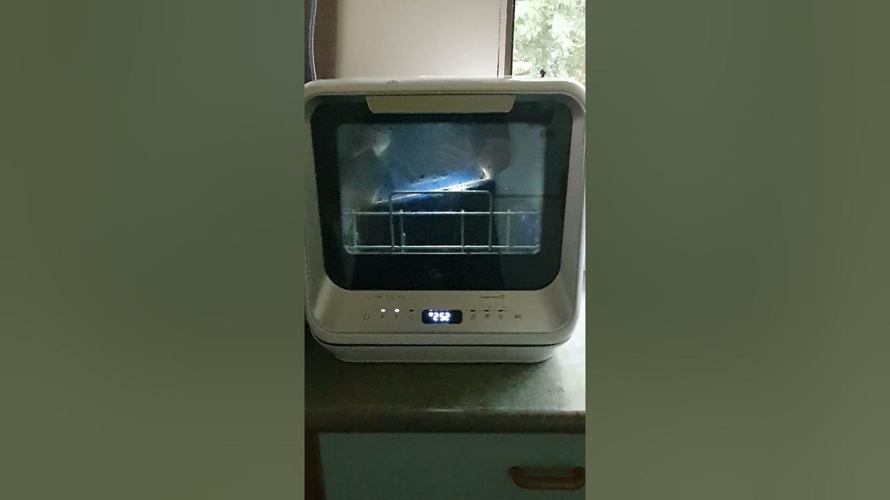 Midea Benchtop Dishwasher Error E1. YouTube