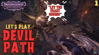 Pathfinder: WotR Let's Play - Devil Mythic Path Part 1 (Escape Deskari)