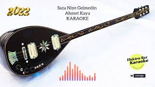 Saza Niye Gelmedin Ahmet Kaya Karaoke Altyapı 2022 Abone Olmayı Unutmayın İyi Okumalar Resimi