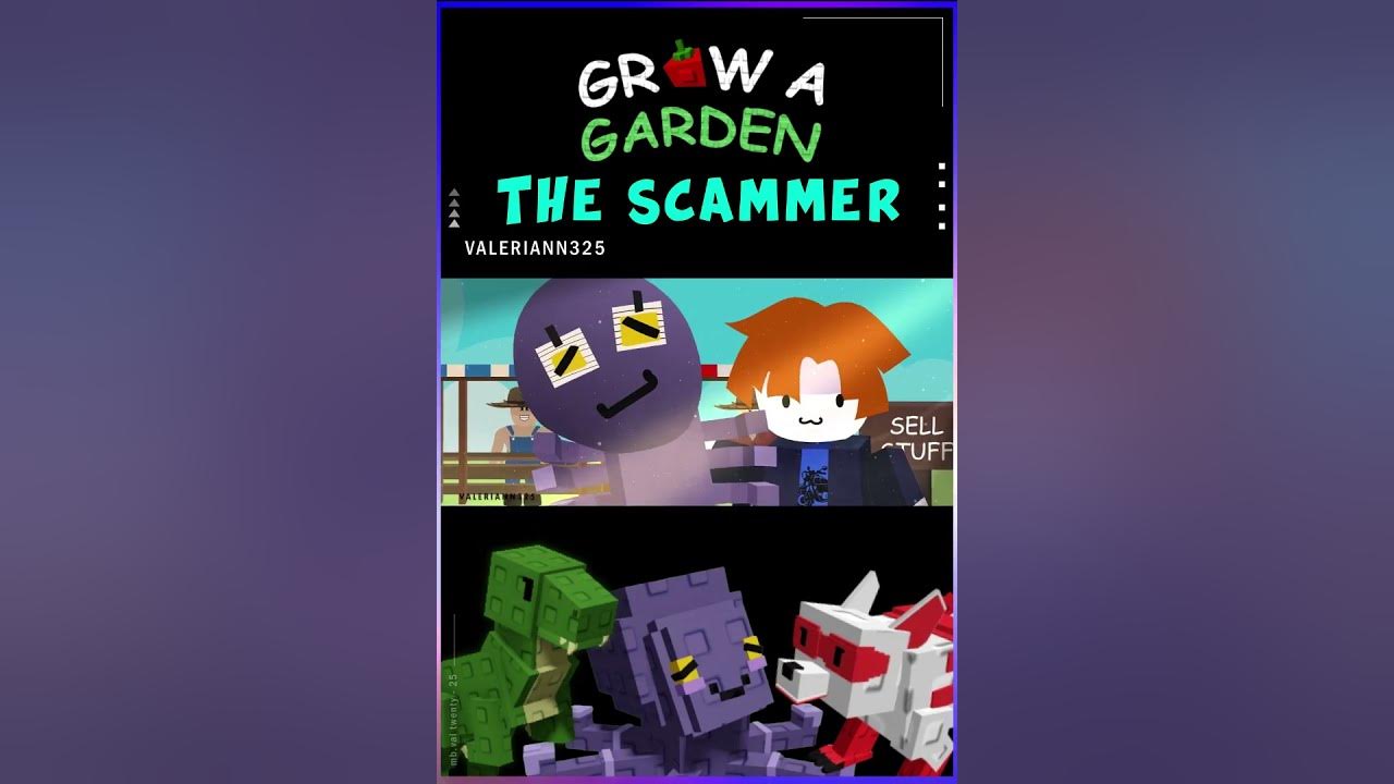 [Grow A Garden] THE TRY HARD SCAMMER BE LIKE #growagarden #roblox #animation