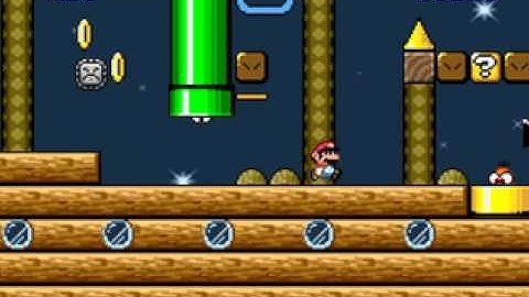 Super Mario World Revival | World 4-Airship: World 4 Finale - made with Super Mario Flash 2