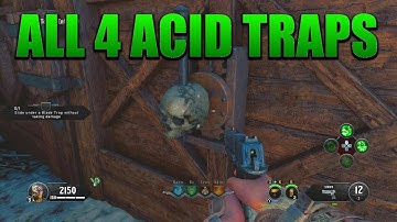 How To Build The Acid Trap On New Roman Map IX On BO4 Zombies