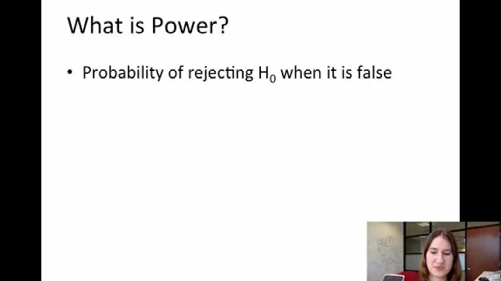 What is statistical power