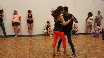 Gabriel & Luana Samba de Gafieira  Festival Lyon 2017